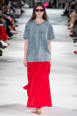 Denim t-shirt with pocket, zdjęcie 2 Denim t-shirt with pocket od Stella McCartney